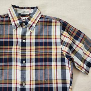 Vintage Plaid Buttondown Shirt kids 12